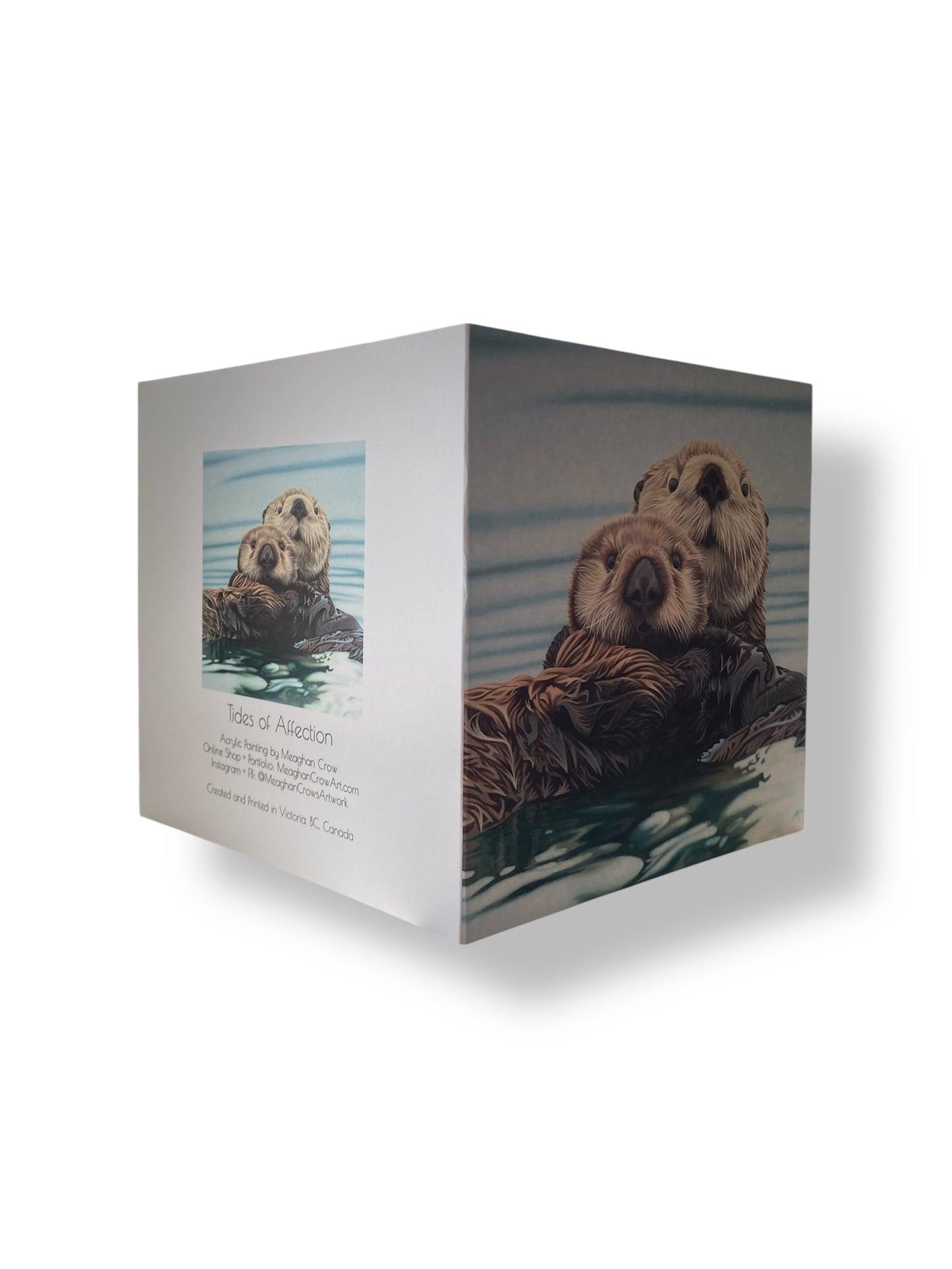 Tides of Affection Otter Card