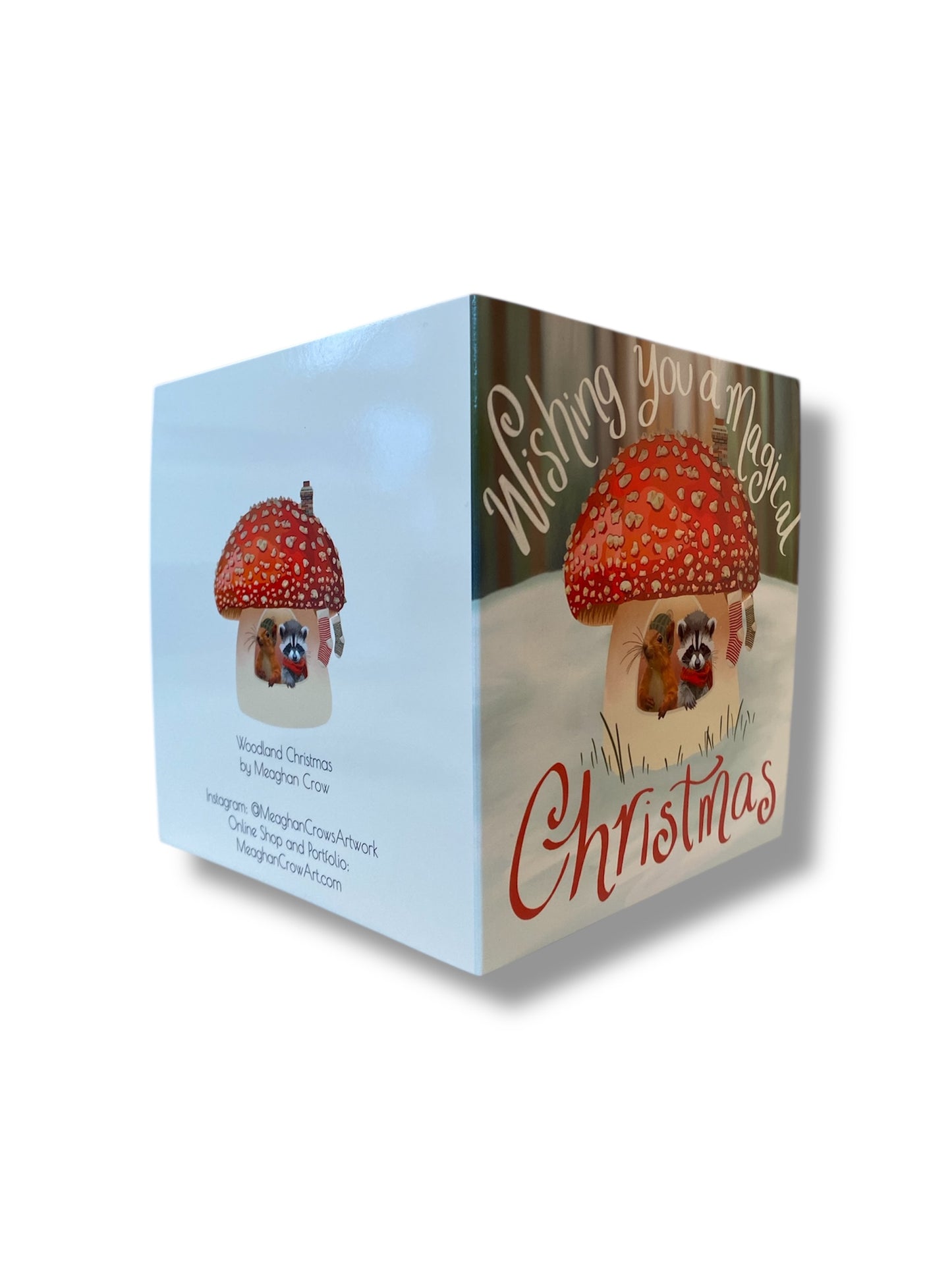 Woodland Mushroom Christmas Card
