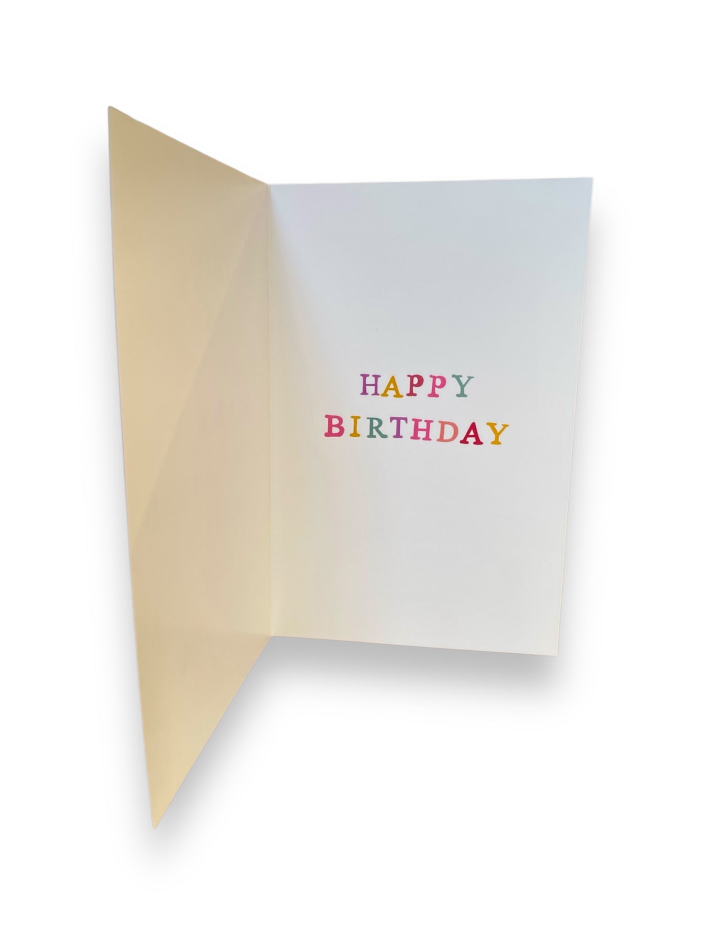 Pink Birthday Card - Nothing Says Happy Birthday Like a Card that says Happy Birthday