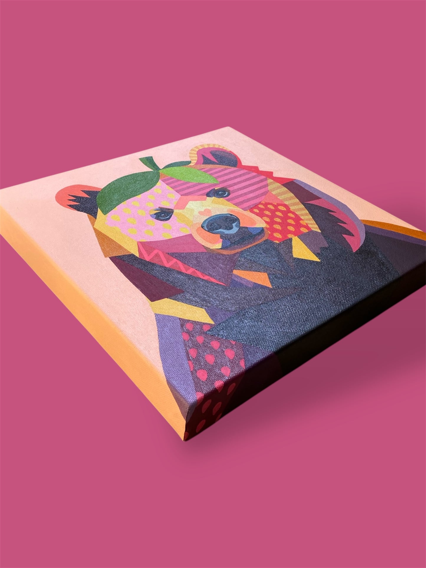 Strawberry Bear Painting