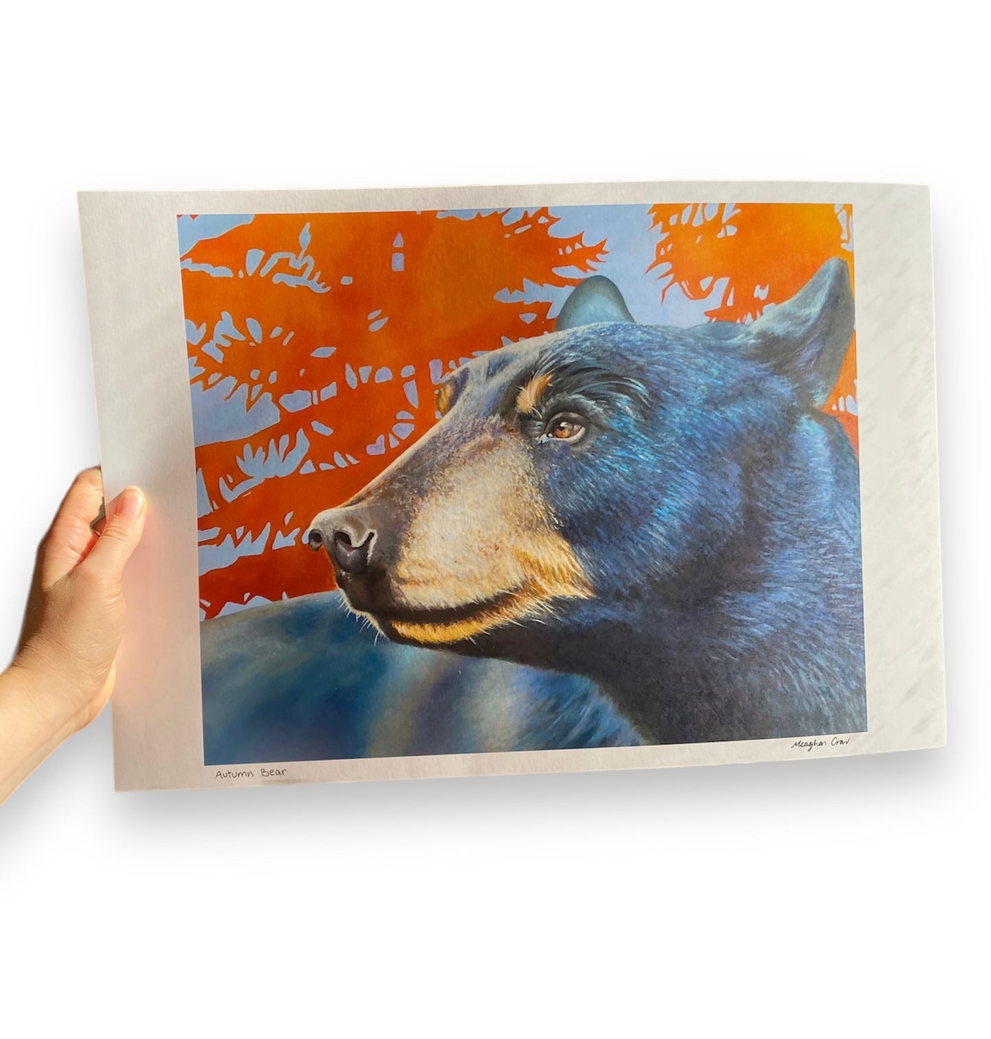 Autumn Bear Art Print