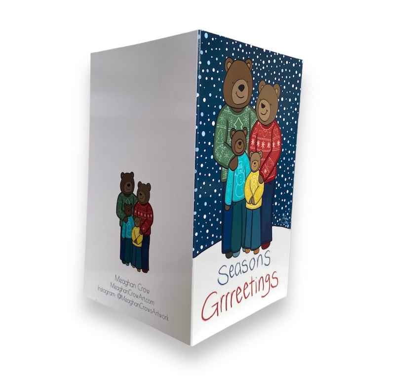 Seasons Greetings from the Bear Family Card