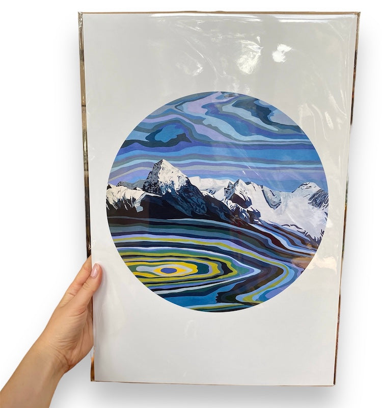 Energy of the Mountains No. 10 Art Print