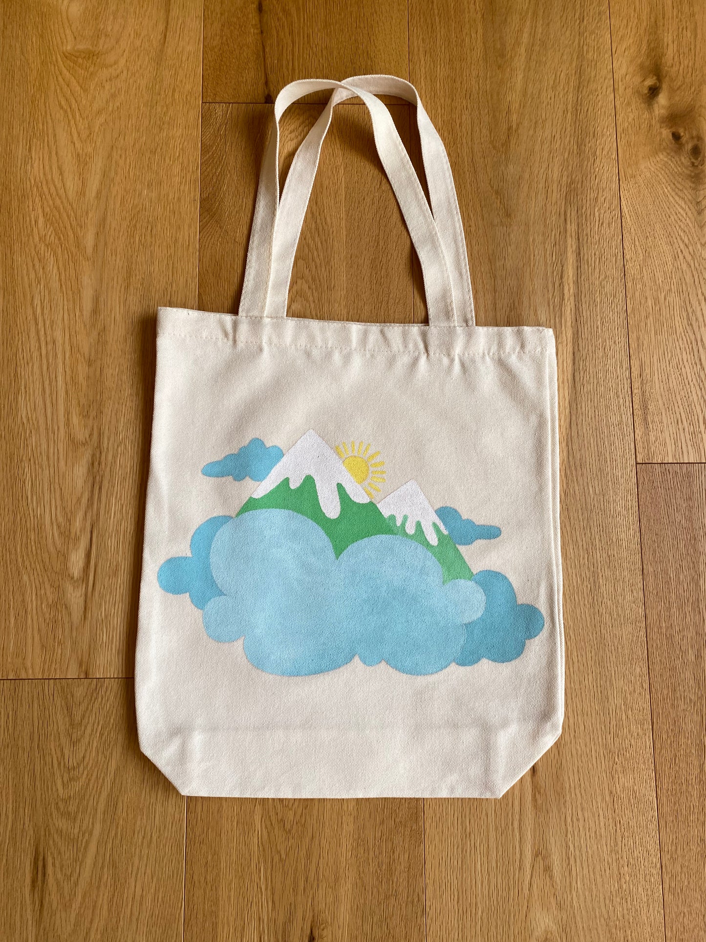Mountain in the Clouds Tote Bag