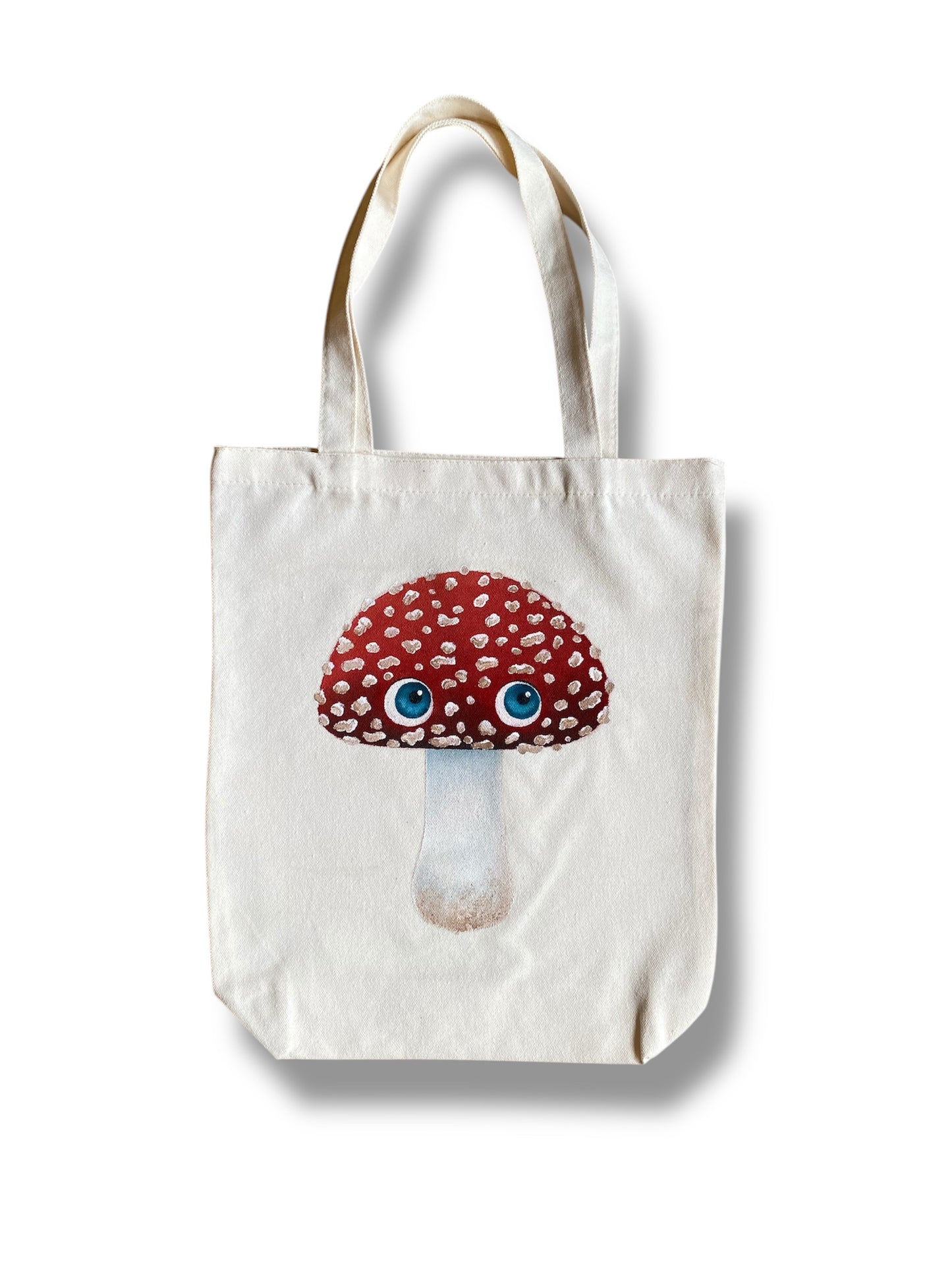 Red "Fungeyes" Tote Bag