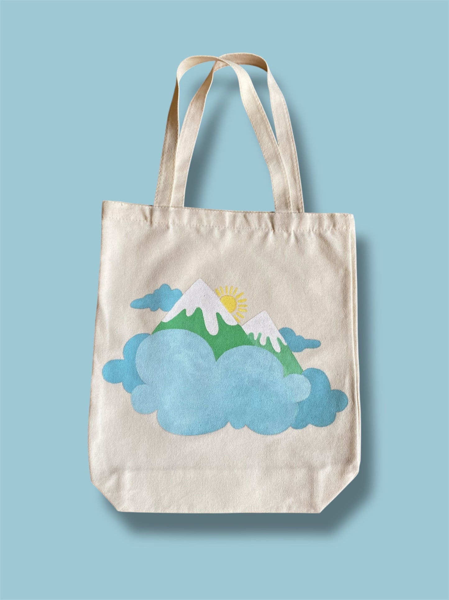 Mountain in the Clouds Tote Bag