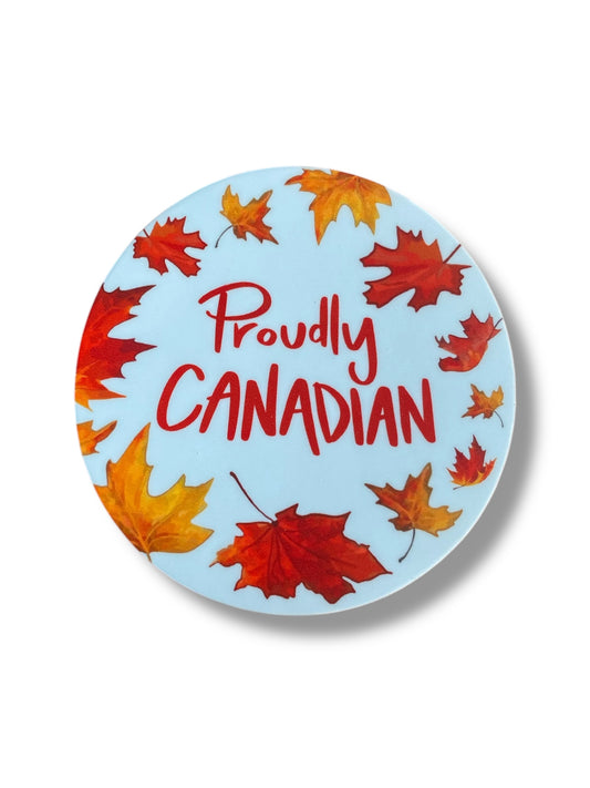 Proudly Canadian Vinyl Sticker