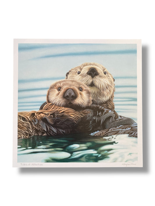 Tides of Affection, Otters Print
