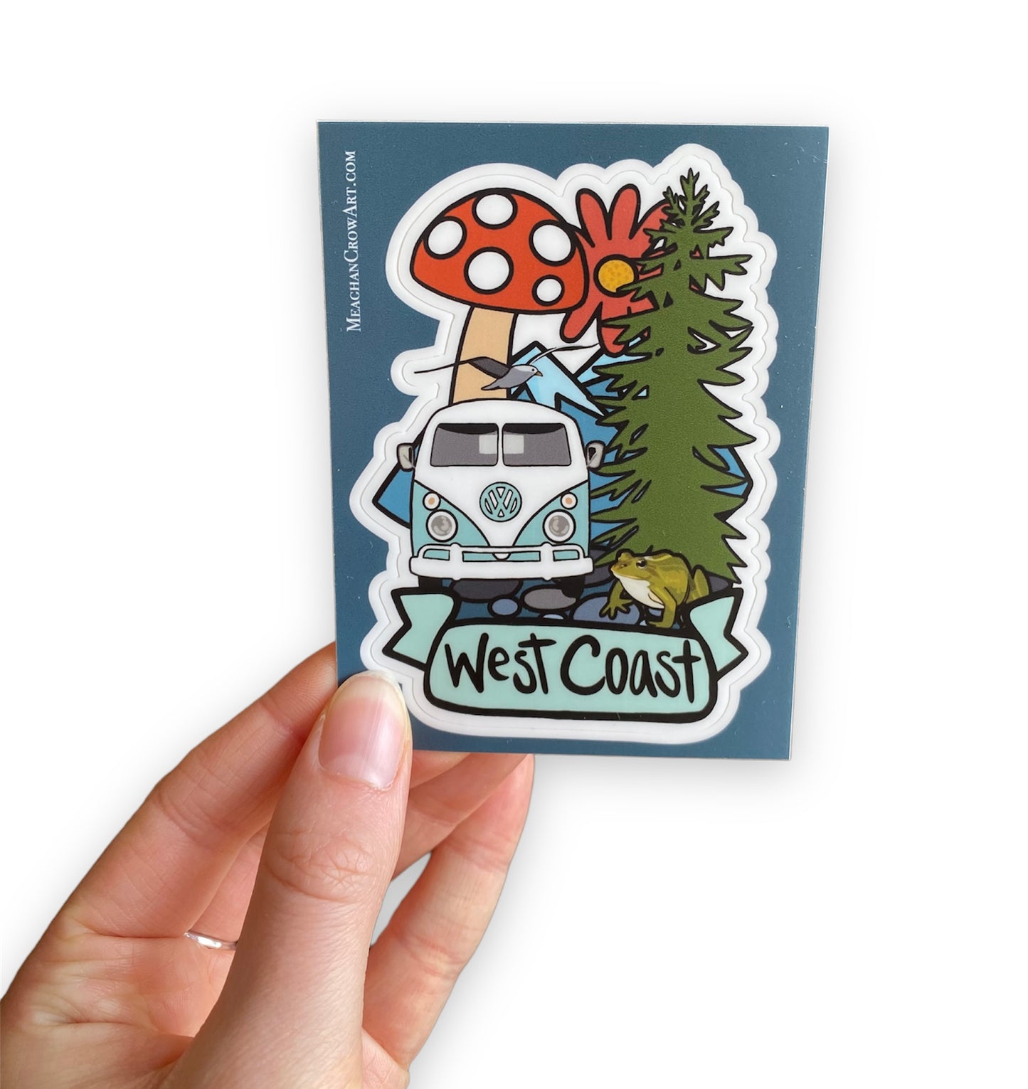 West Coast Sticker 4 Inch