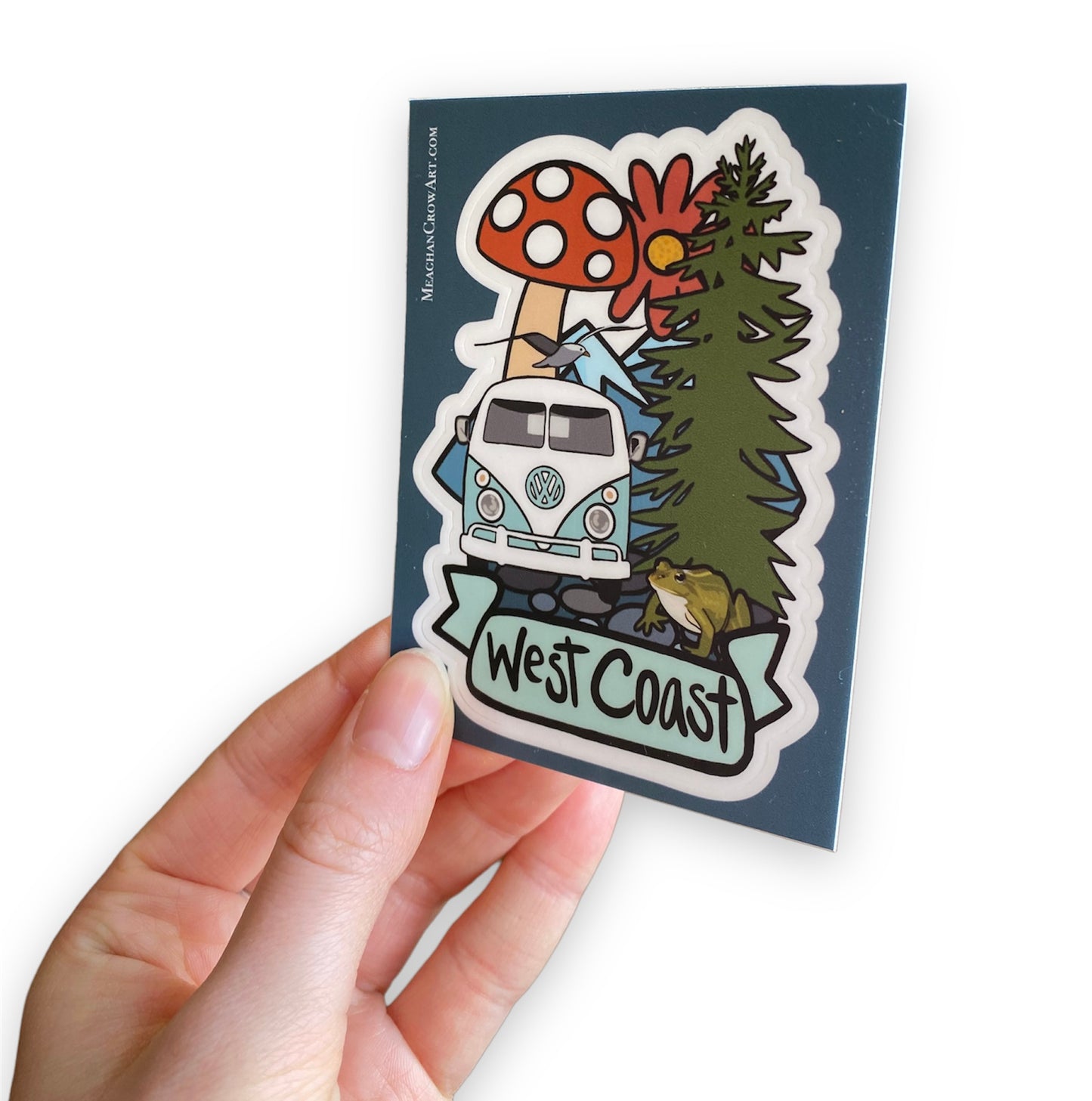 West Coast Sticker 4 Inch