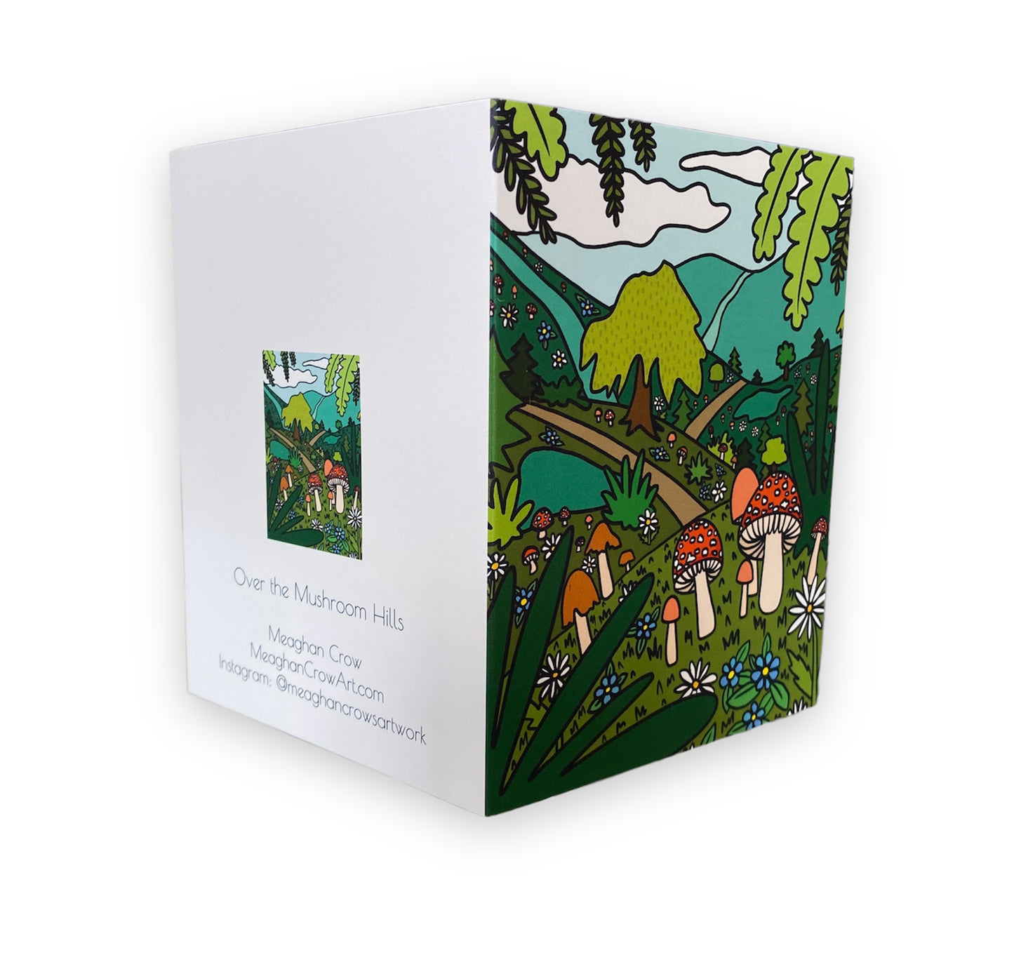 Over the Mushroom Hills Card
