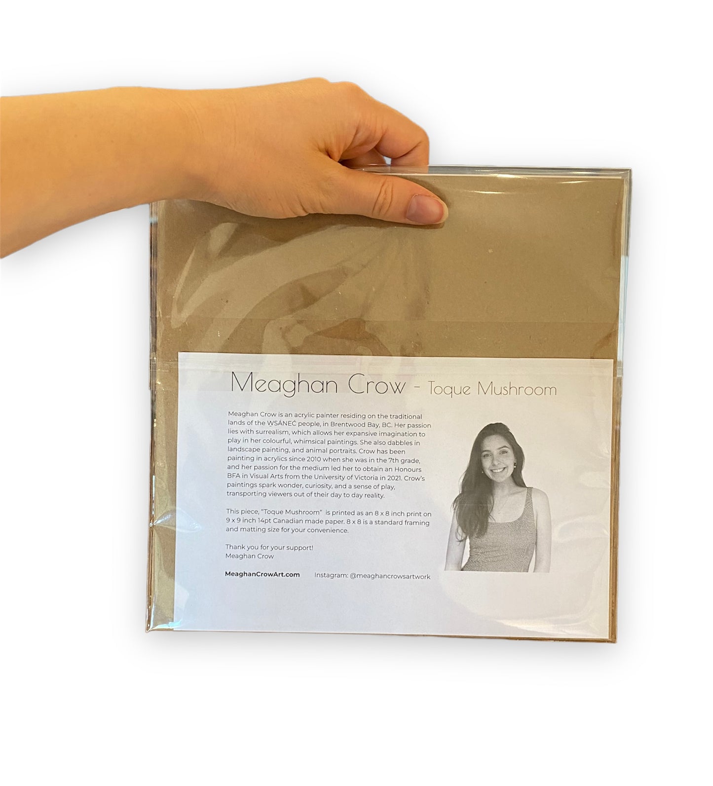 Mushroom in Toque Art Print