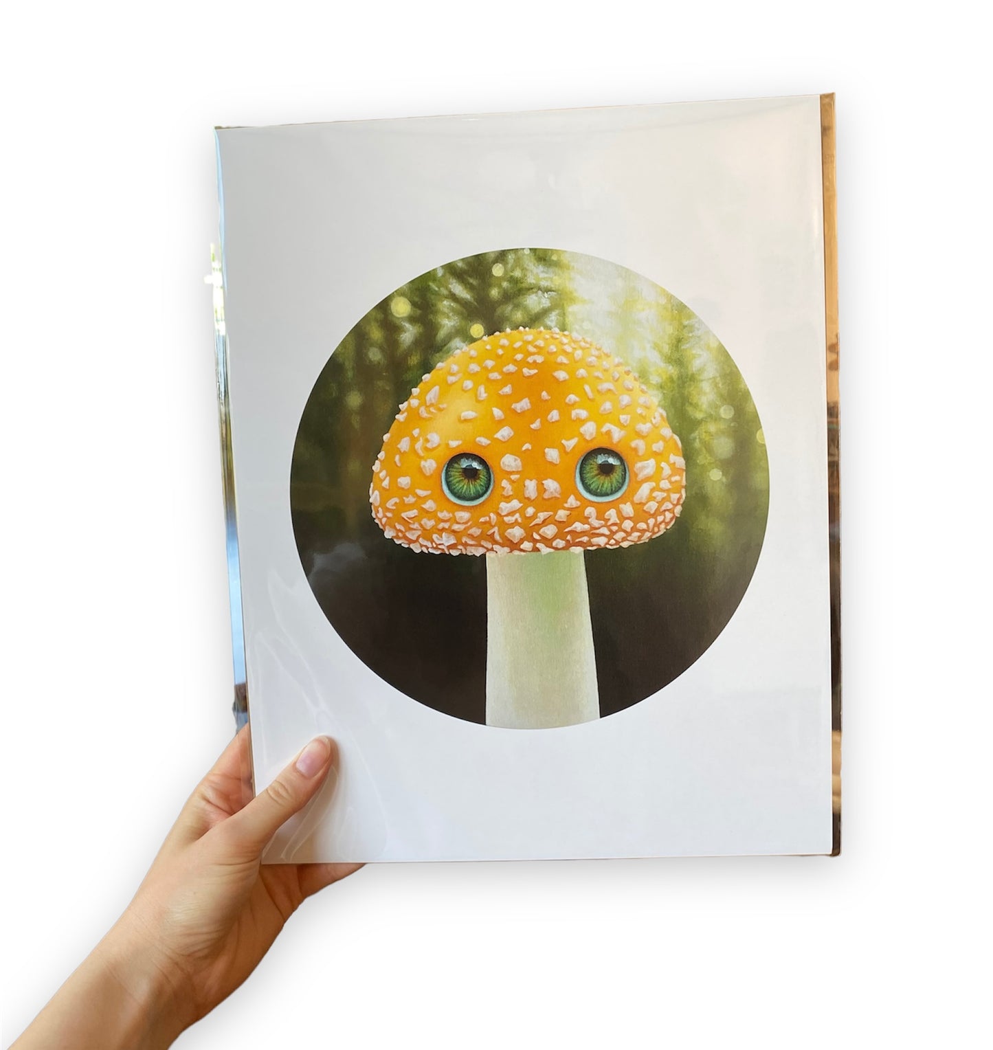 Yellow Mushroom "Fungeyes" Print