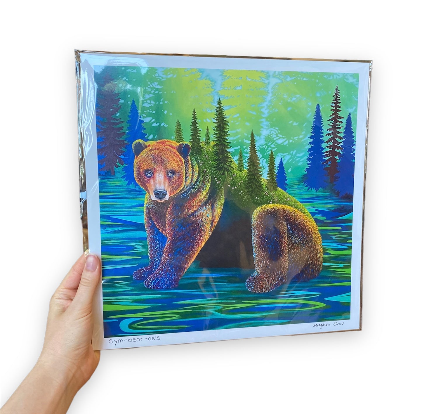 "Sym-bear-osis" Bear Art Print