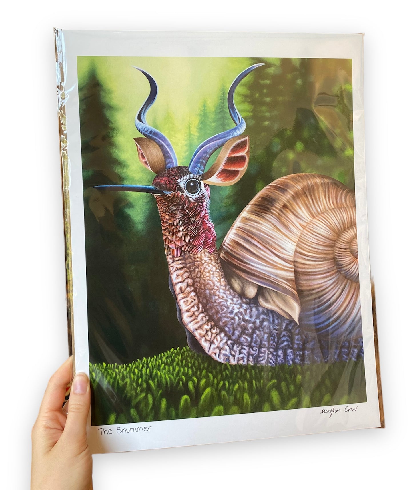 "The Snummer" Surreal Creature Art Print