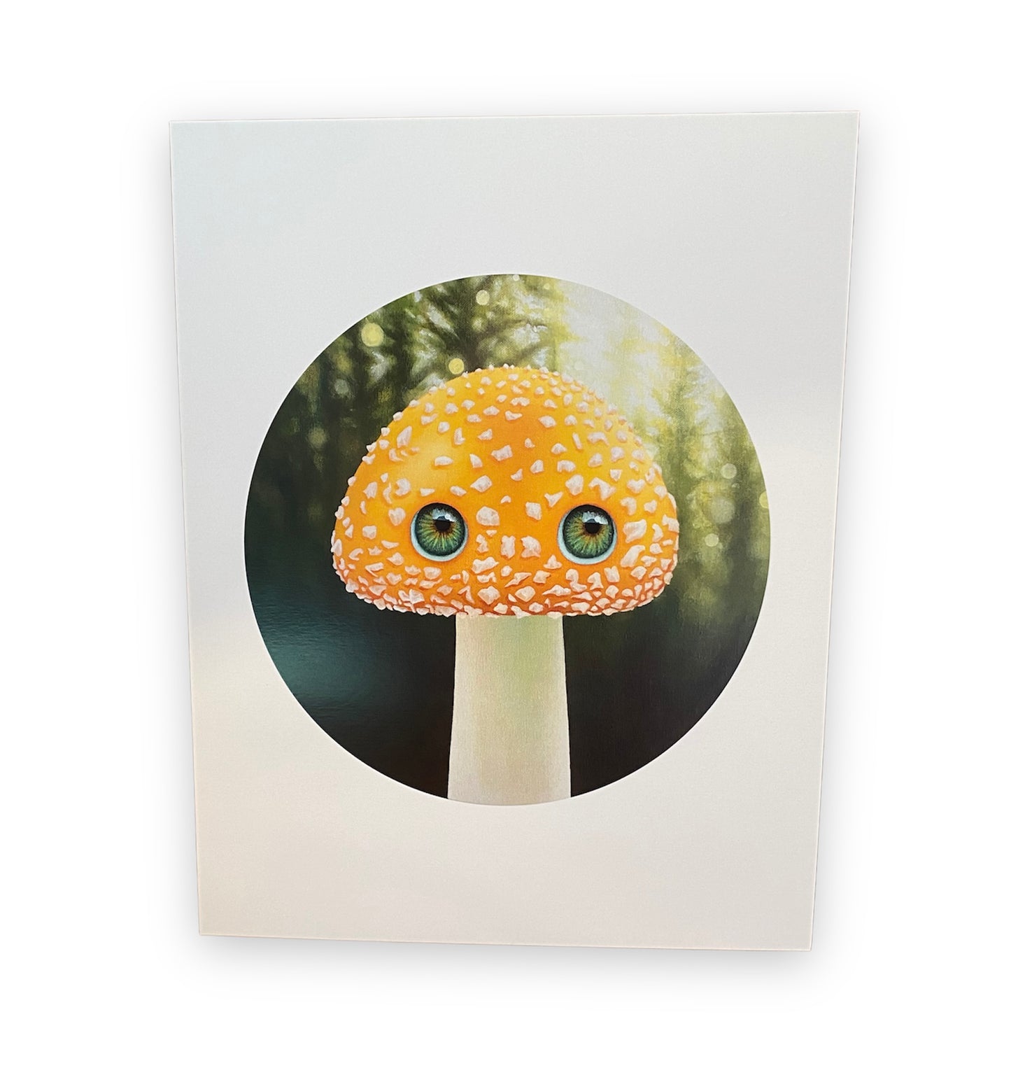 Yellow Mushroom "Fungeyes" Print