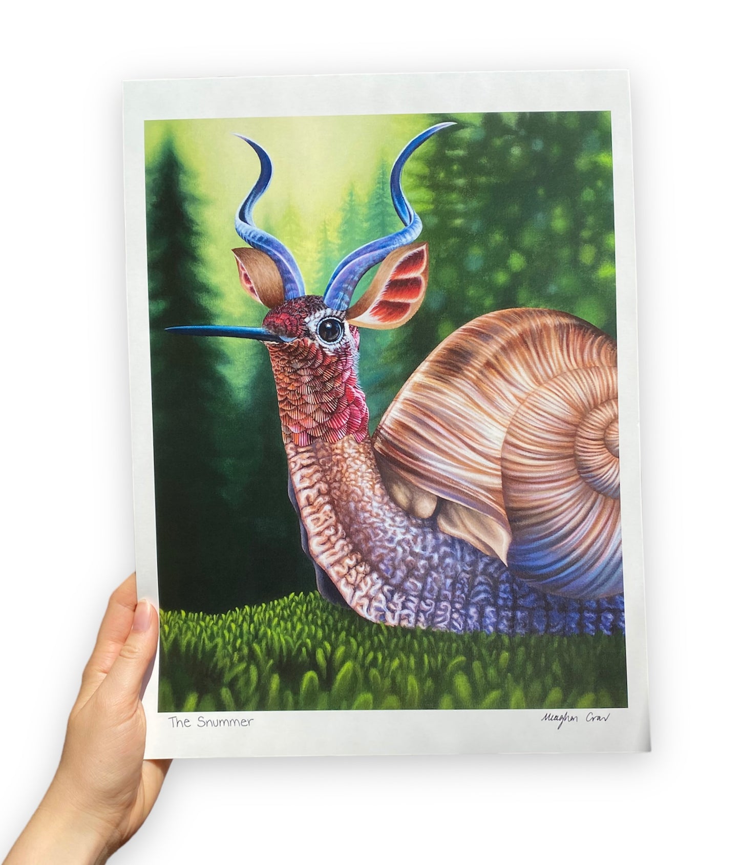 "The Snummer" Surreal Creature Art Print