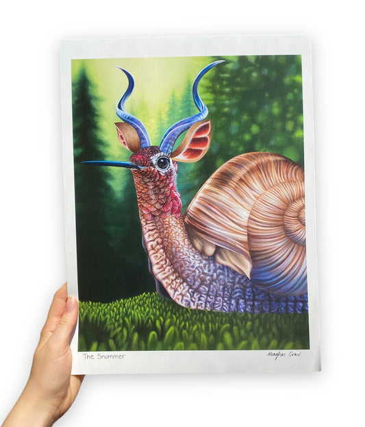 Créature surréaliste "The Snummer" Impression artistique