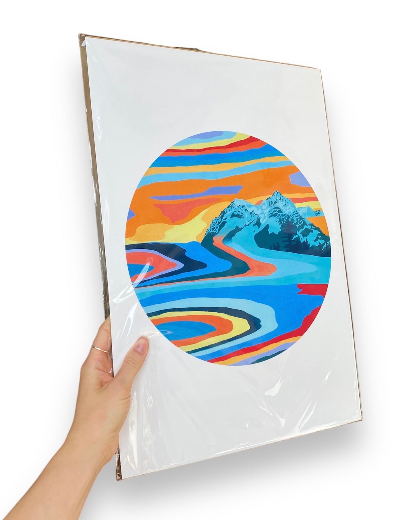 Energy of the Mountains Art Print