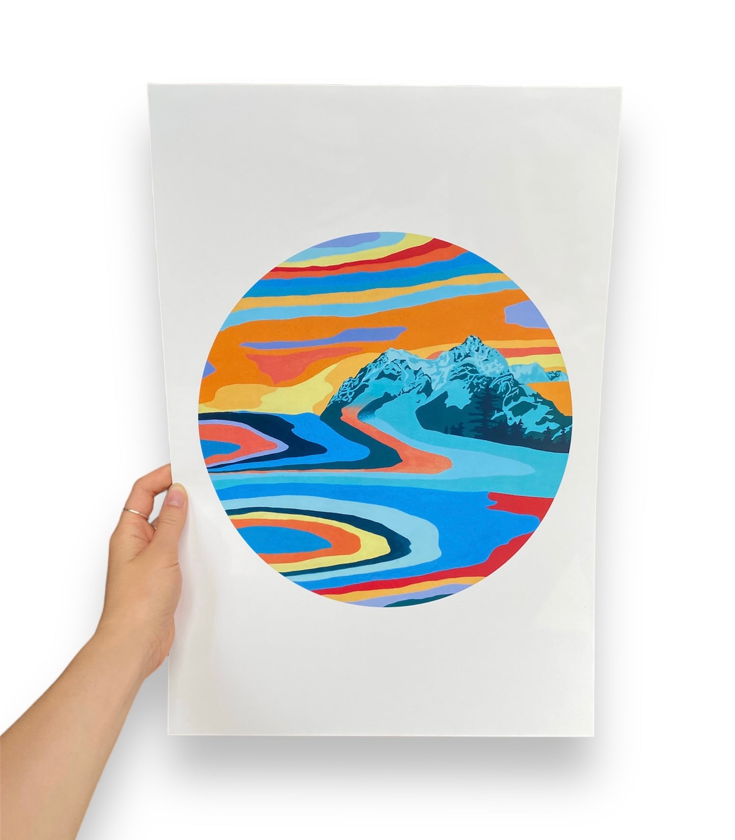 Energy of the Mountains Art Print
