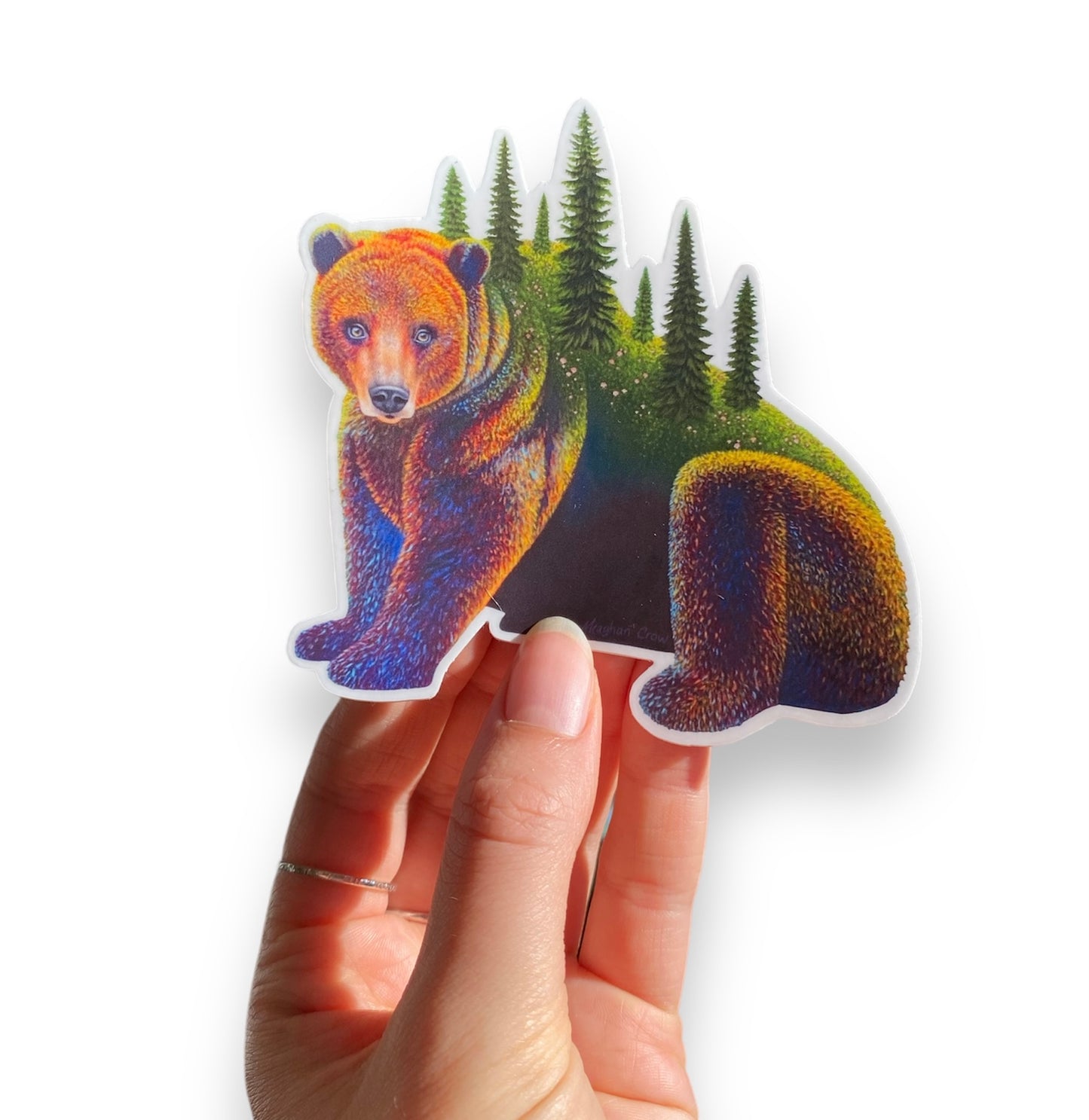 "Sym-bear-osis" Bear Vinyl Sticker