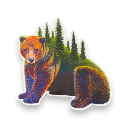 "Sym-bear-osis" Bear Vinyl Sticker