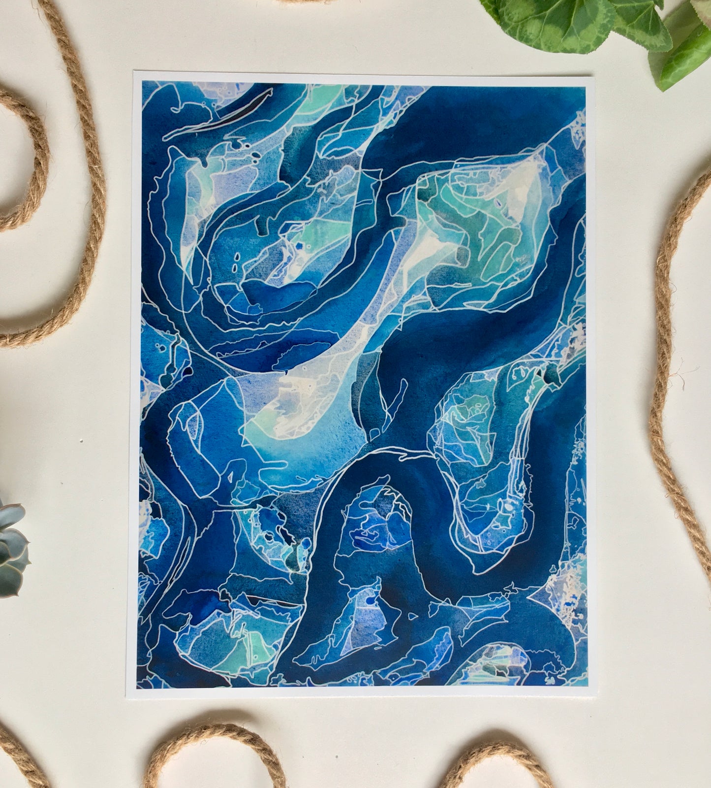 Ocean Currents Print