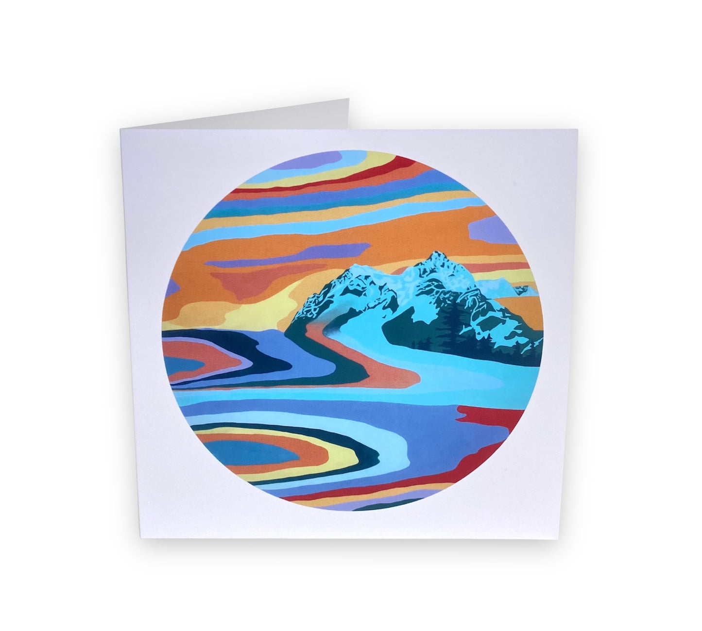 Mountain Painting Art Card