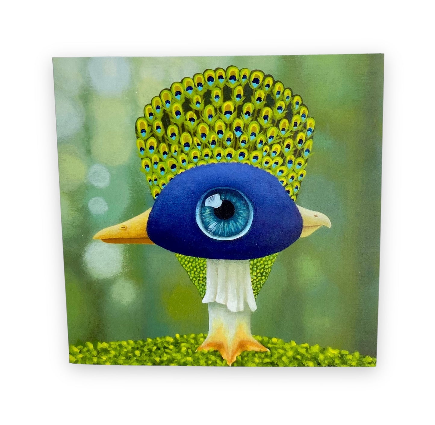 Creature Card- Peacock Mushroom Duck