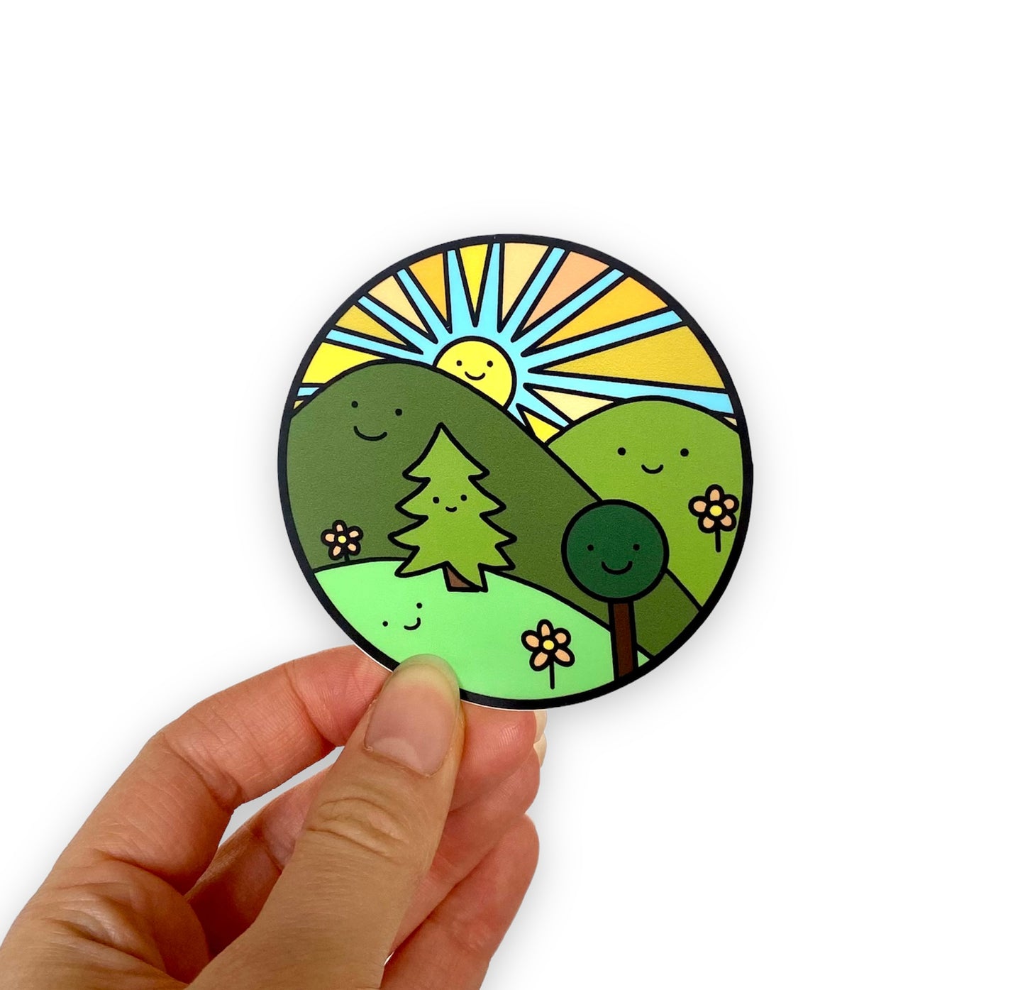 Happy Trees Sticker
