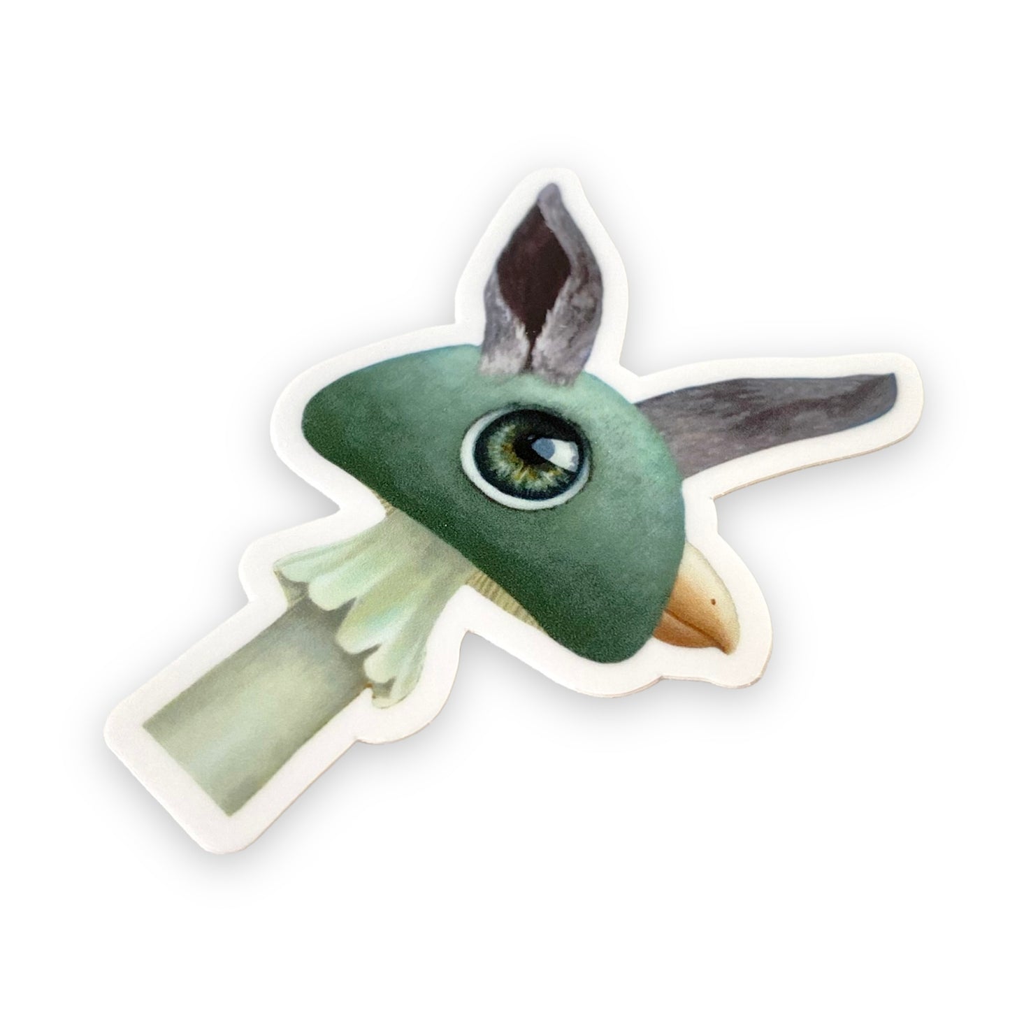 Surreal Creature Sticker- Bunny Bird Mushroom