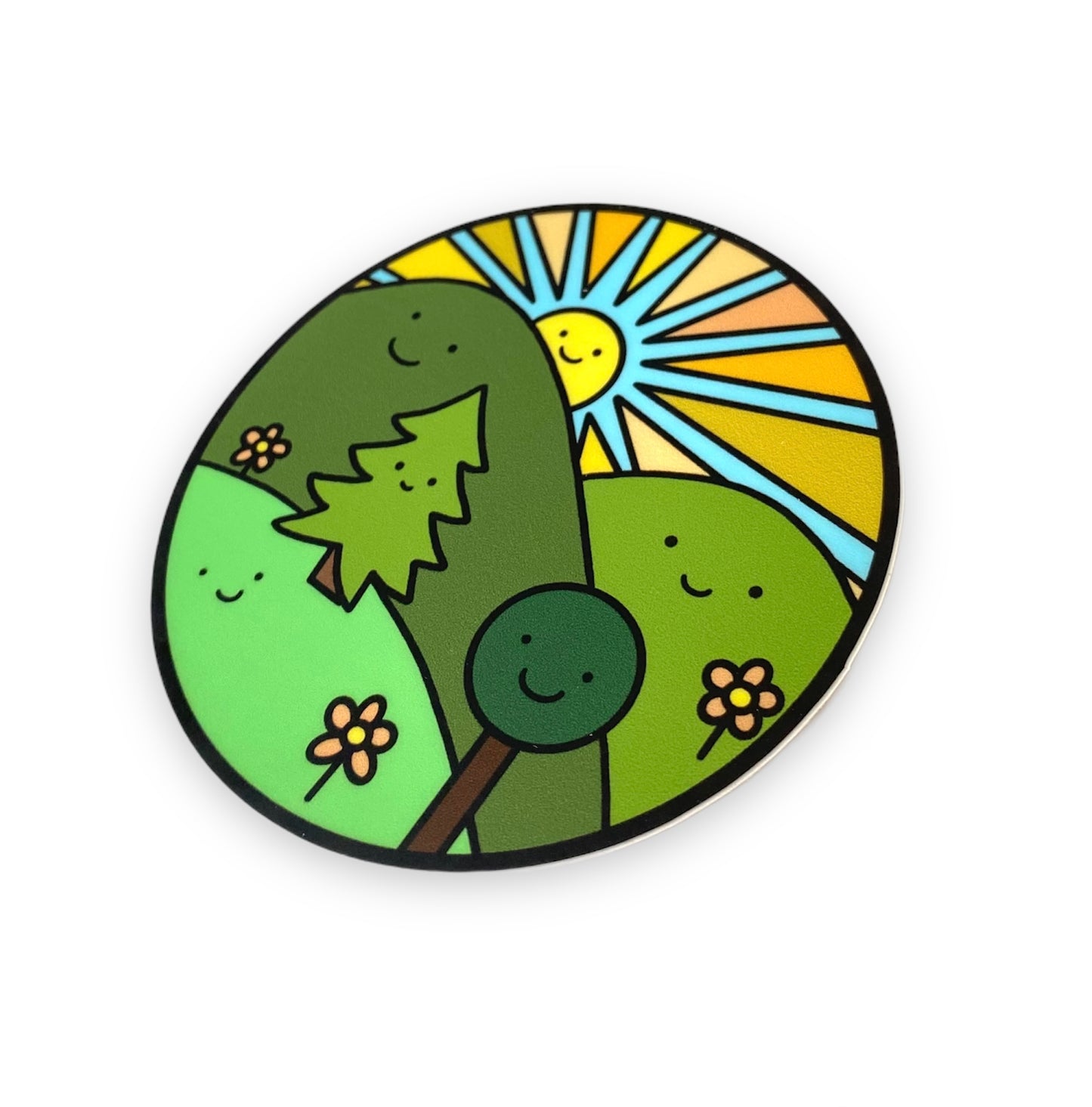 Happy Trees Sticker