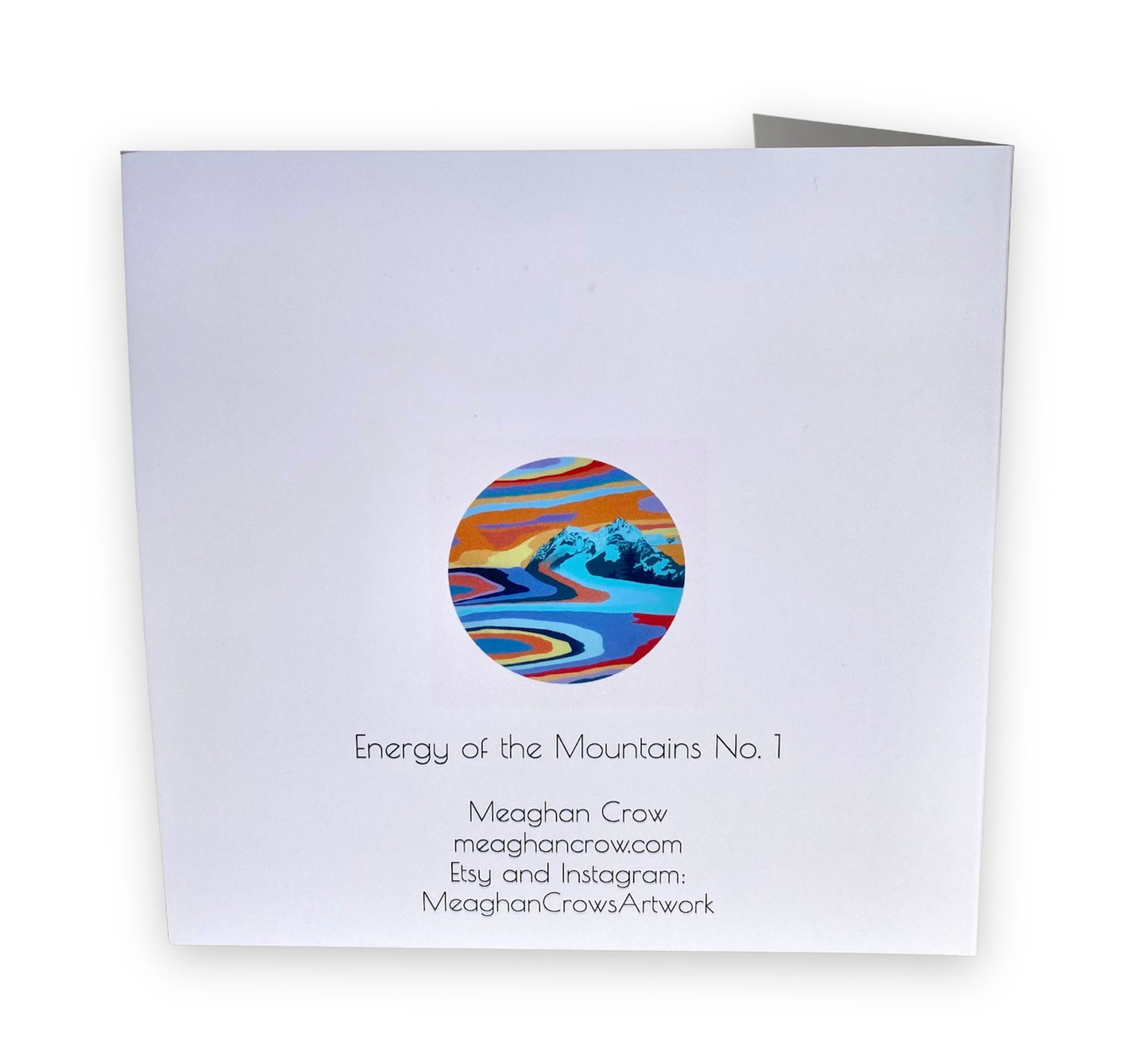 Mountain Painting Art Card