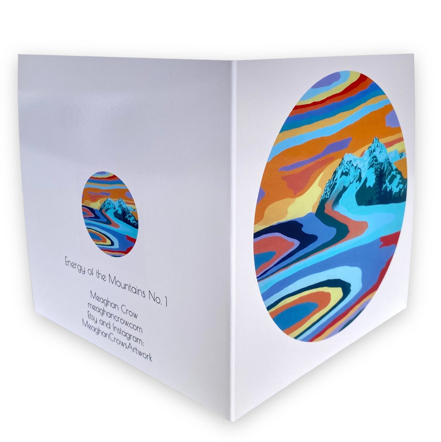 Mountain Painting Art Card