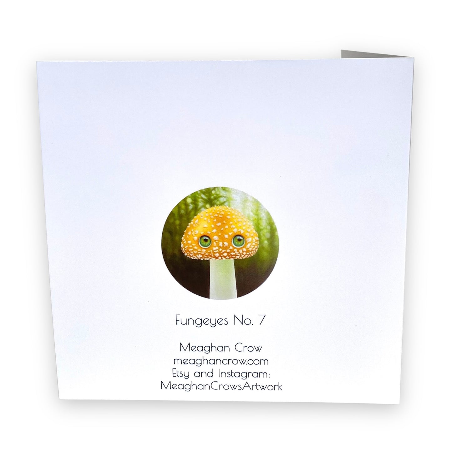 Fungi Mushroom Art Card