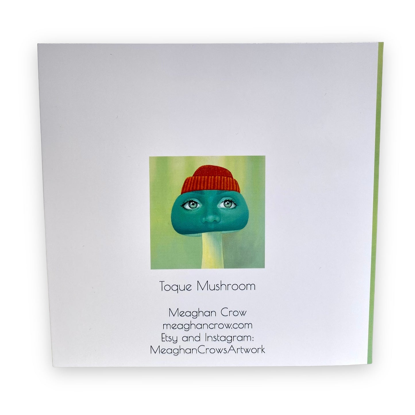 Mushroom in a Toque Art Card