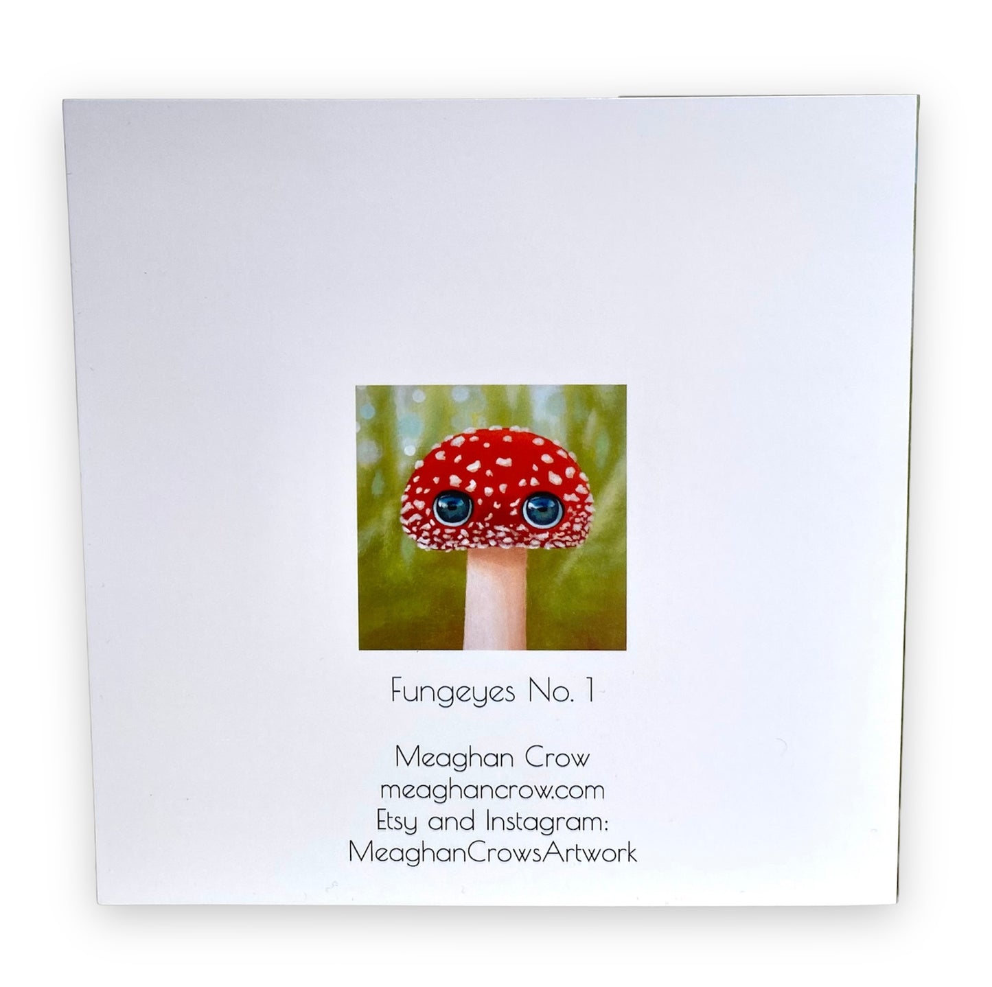 Fun Mushroom Art Card