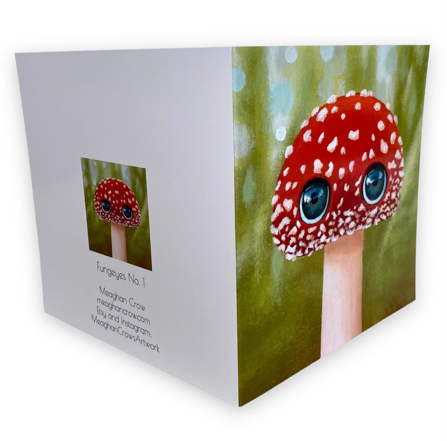 Fun Mushroom Art Card