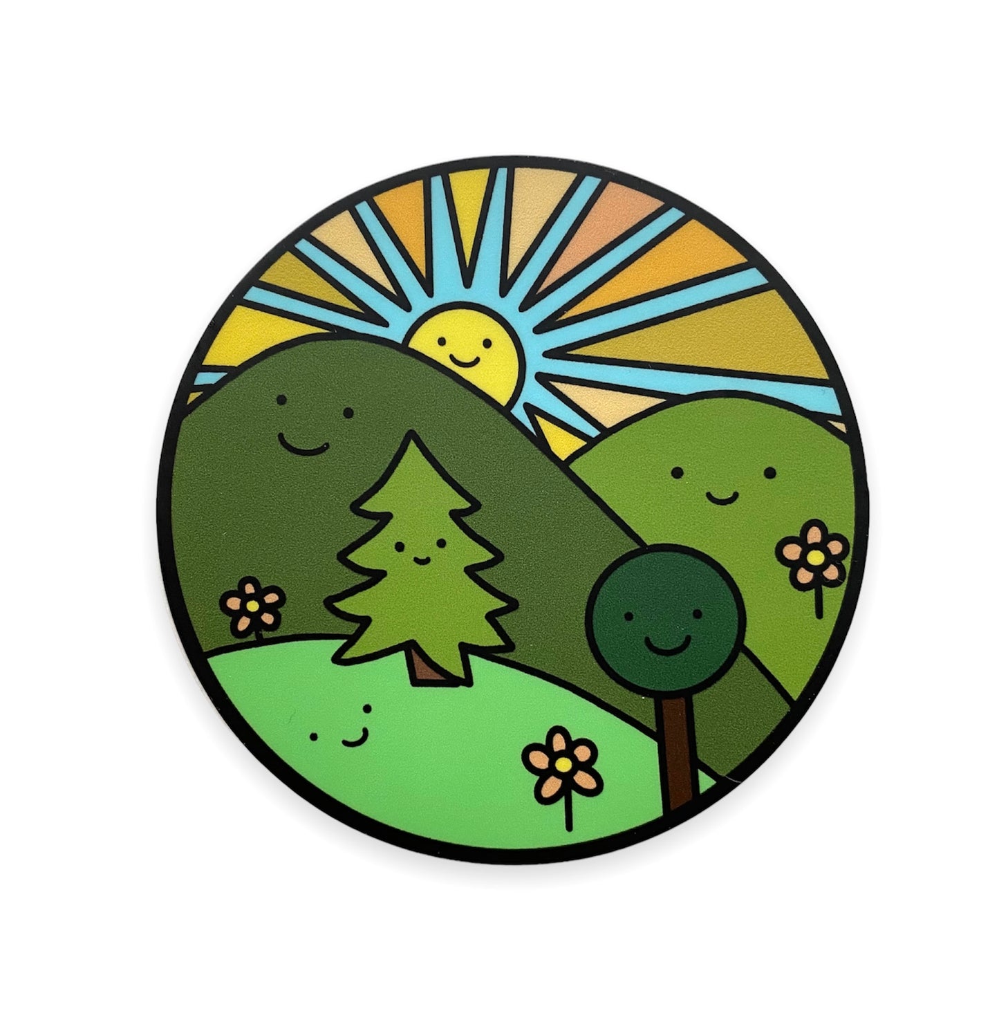 Happy Trees Sticker