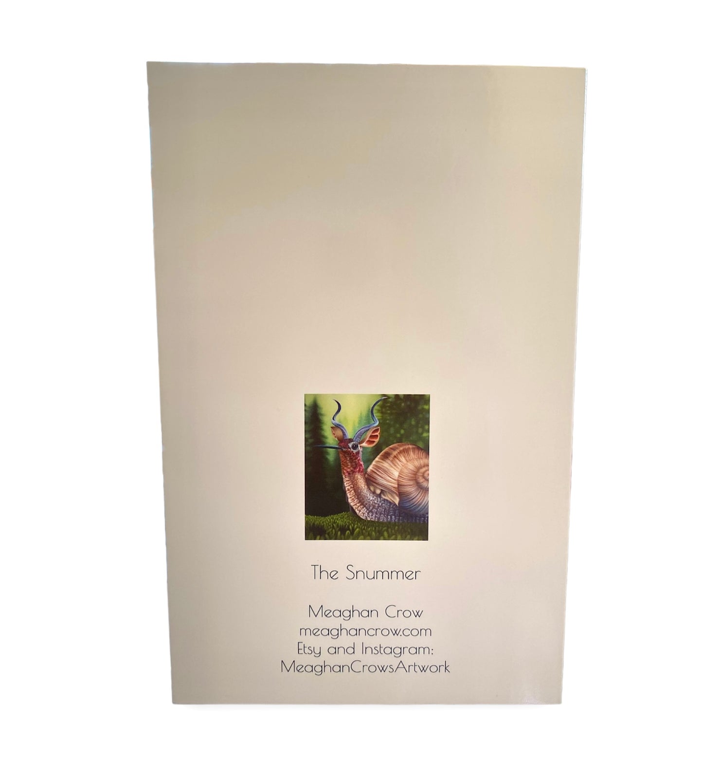 The Snummer- Snail Hummingbird Antelope- Art Card