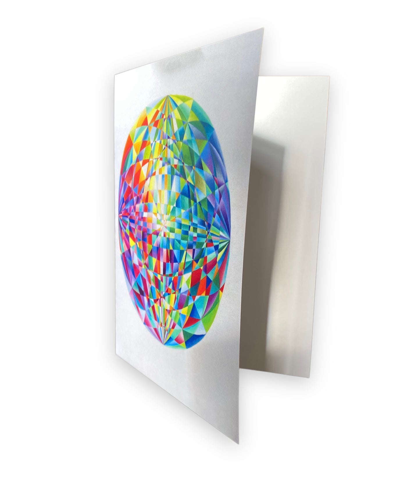Rainbow Gem Prism Art Card