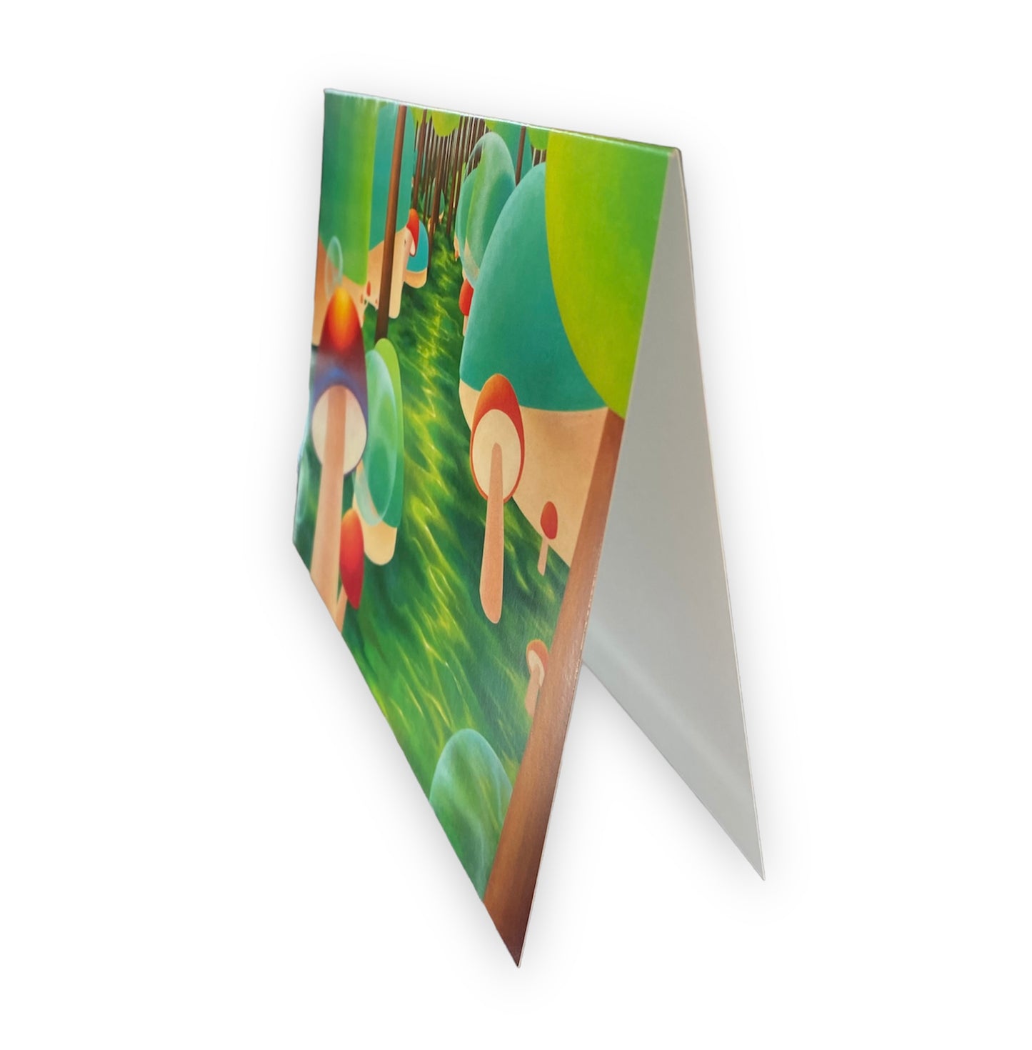 Mushroom Forest Fun Art Card