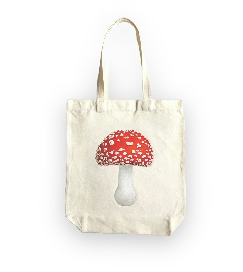 Red Mushroom Tote Bag