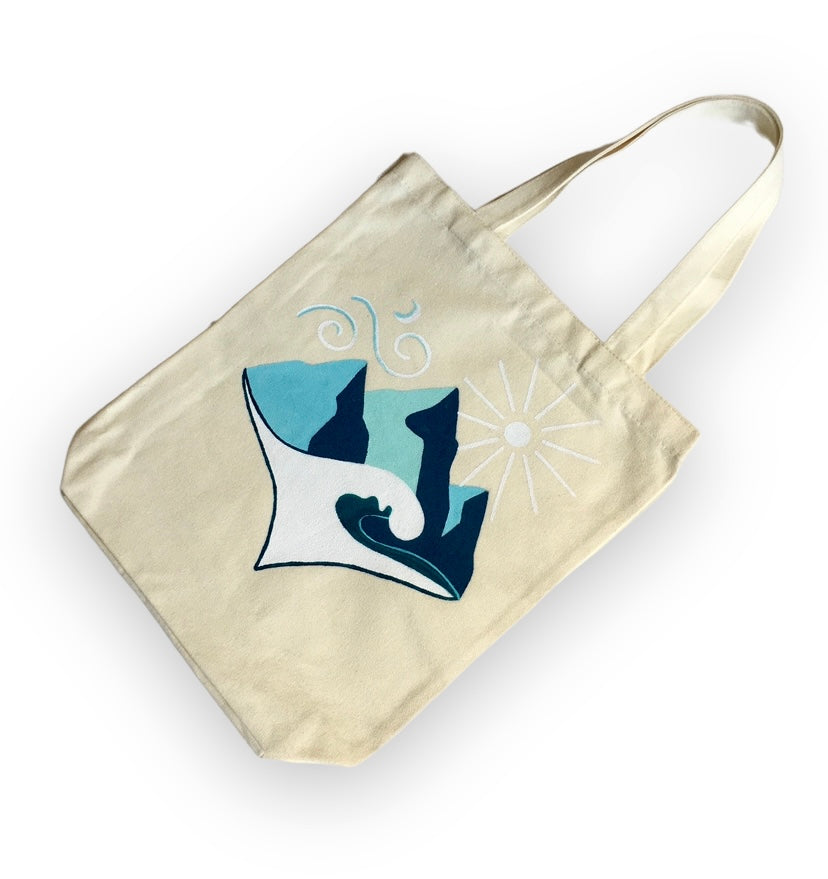 Mountain and Ocean Tote Bag