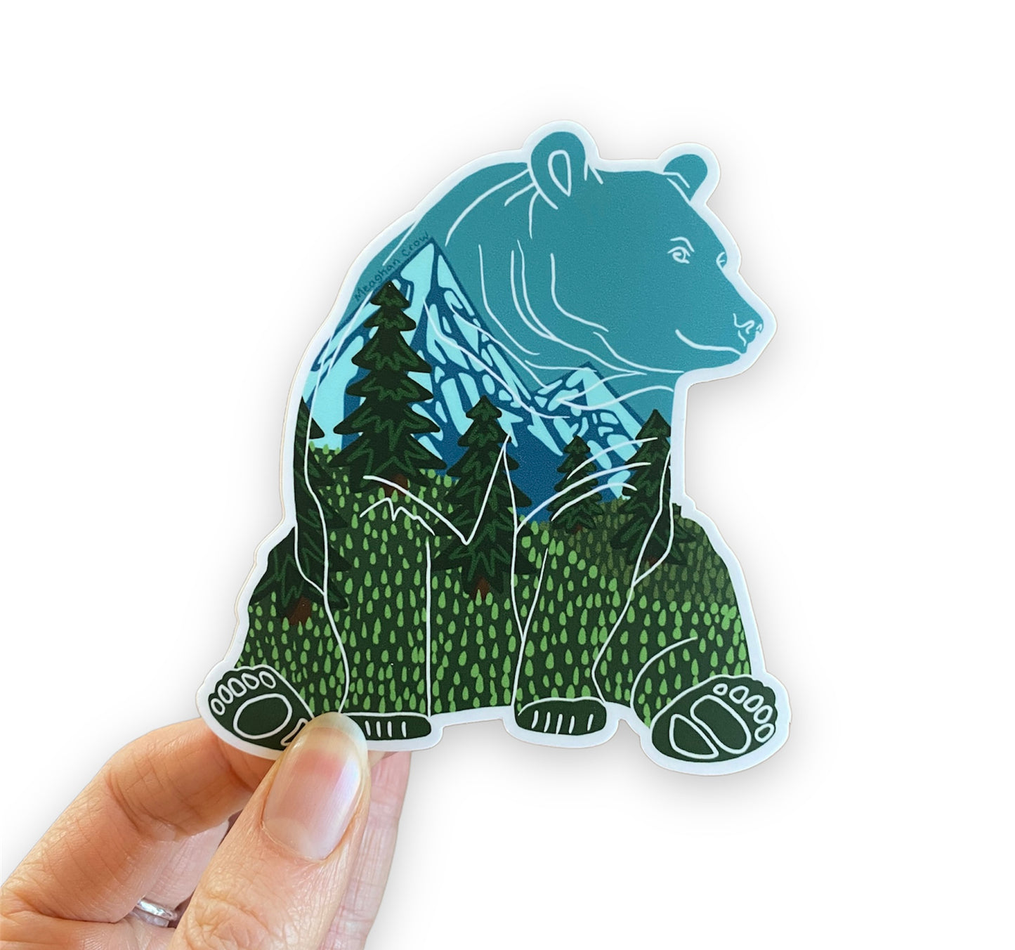 Bear Forest Sticker