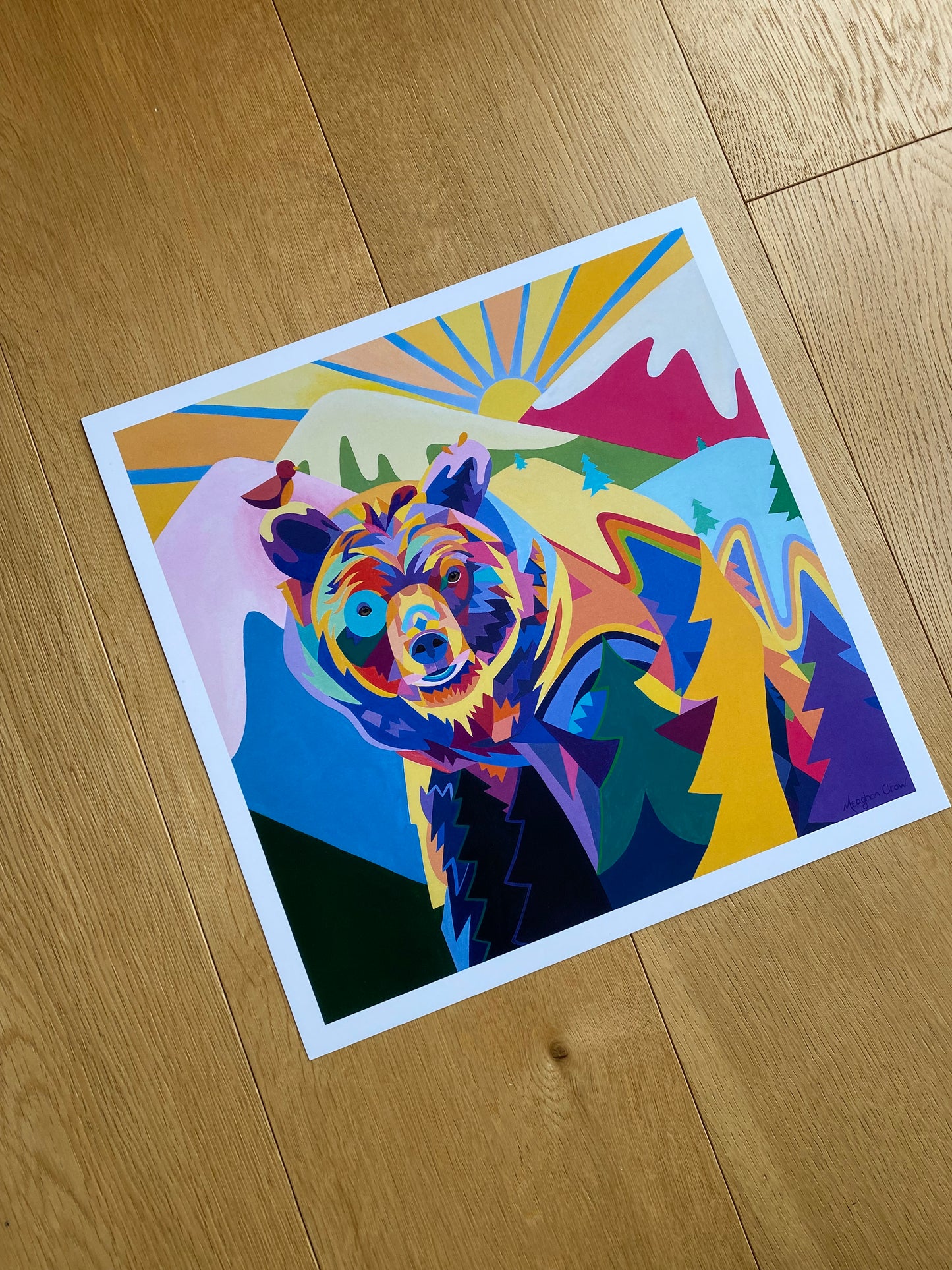 Sun Keeper of The Wild - Bear Art Print