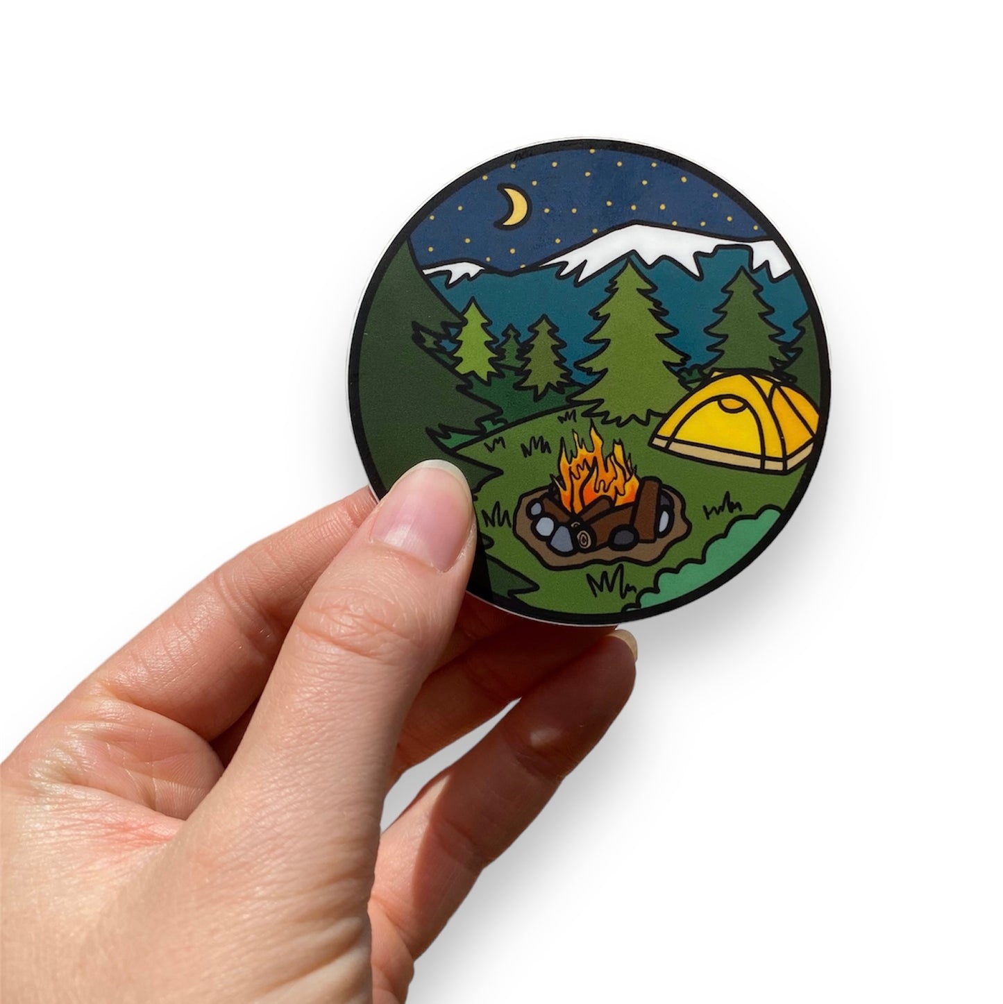 Camping Wilderness Sticker