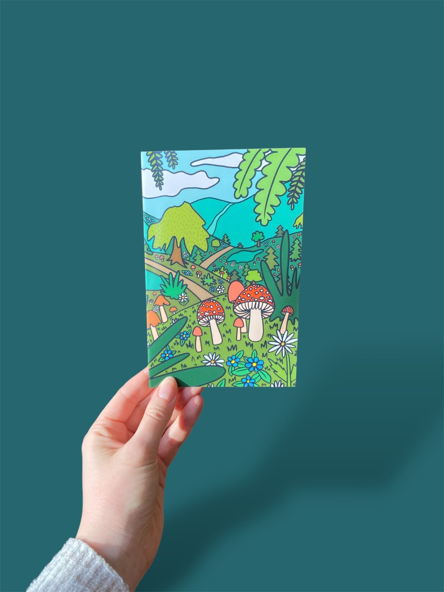 Over the Mushroom Hills Card