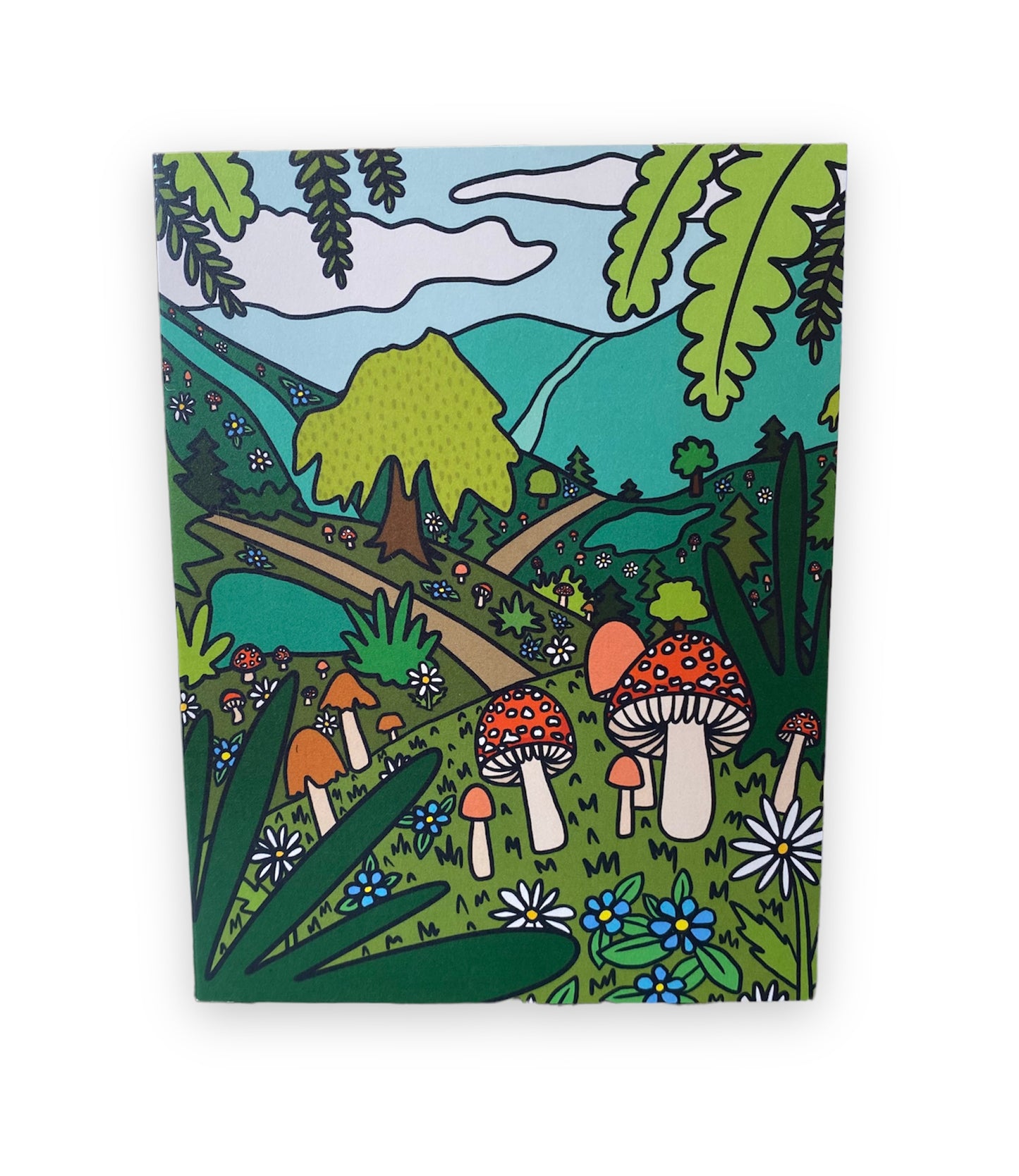 Over the Mushroom Hills Card