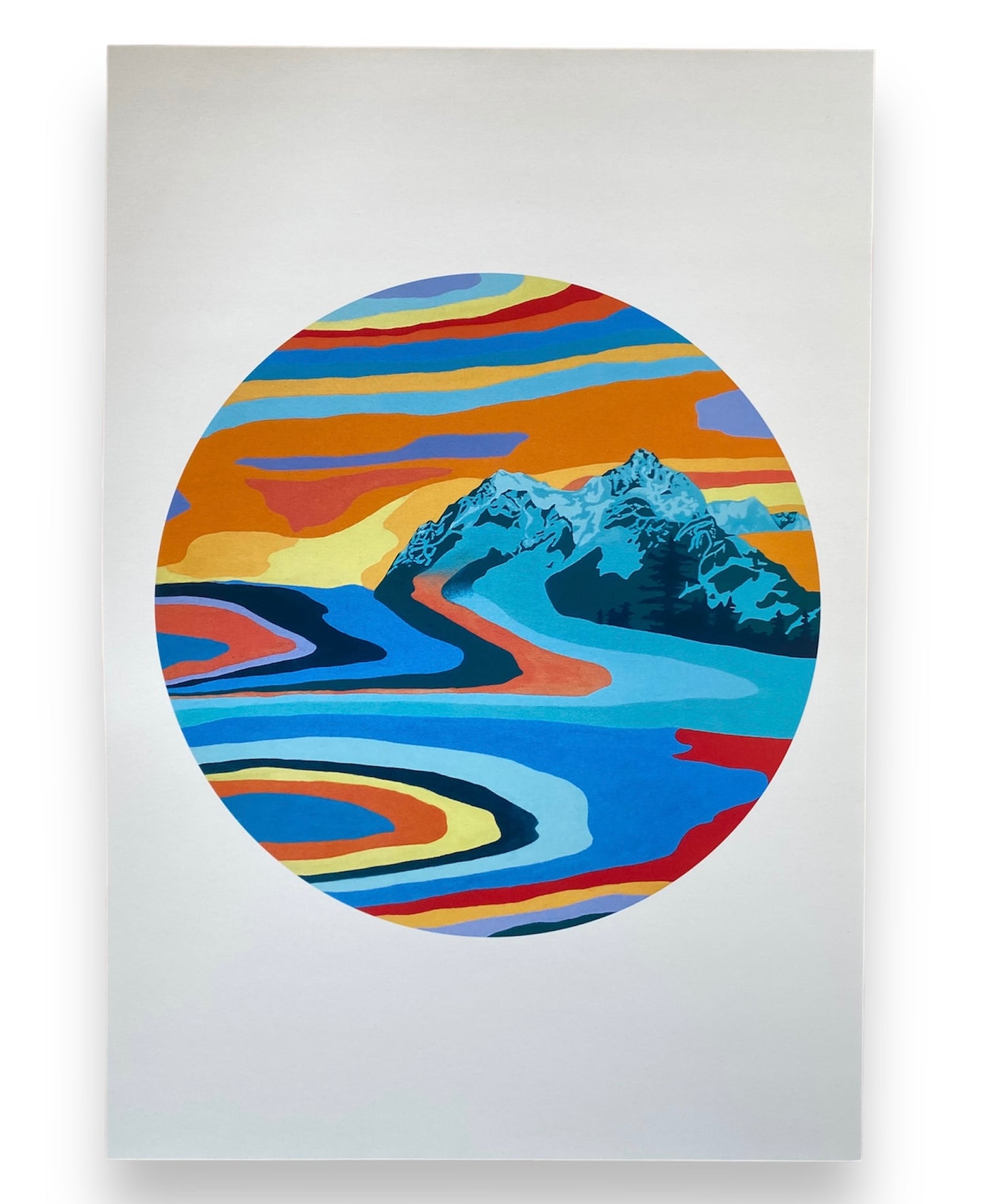 Energy of the Mountains Art Print